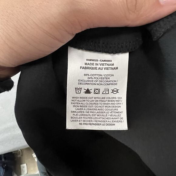 Nike Sweater Mens Small Black Sportswear Tech Fleece Crewneck Sweatshirt - Picture 4 of 7